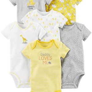 Simple Joys by Carter’s Baby 6-Pack Short-Sleeve Bodysuit